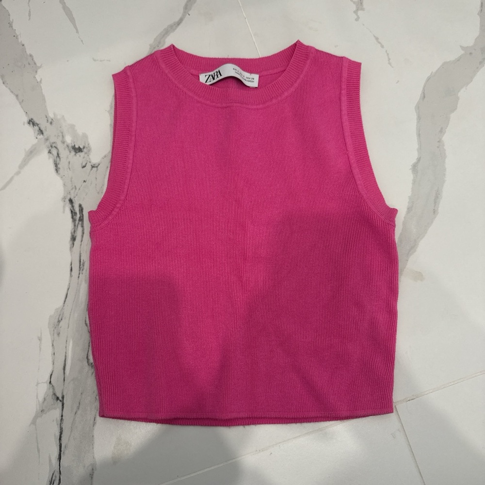 Zara Pink Sweater Top